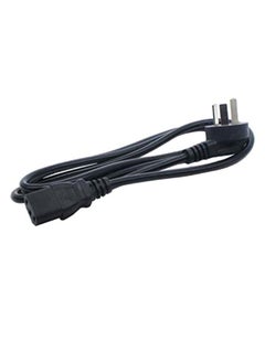 Buy 3-Pin Laptop Power Adapter Cable Black/Silver in UAE
