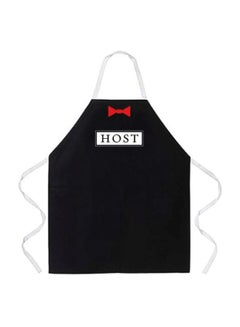 Buy Adjustable Host Apron Black/White/Red 27x0.2x34inch in Egypt