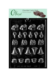 Buy Plastic Chocolate Candy Mold Clear 10.2x8x1inch in Saudi Arabia