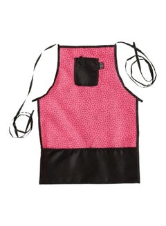 اشتري Printed Adjustable Apron With Pocket وردي/أسود 6.5x1.5x9.5بوصة في مصر