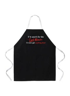 اشتري Polyester Printed Apron أسود/أحمر 18x13x0.5بوصة في مصر