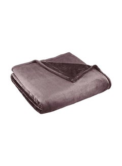 Buy Polyester Blanket Charcoal 90x90cm in UAE