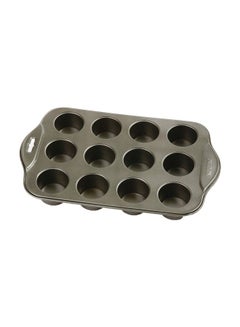 Buy 12-Cavity Cheesecake Mould Grey 12inch in Saudi Arabia