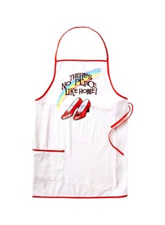 Buy Cotton Printed Apron White/Red 28x0.1x31inch in Egypt