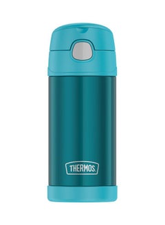 THERMOS FUNTAINER 16 Ounce Stainless Steel Vacuum Insulated Bottle with  Wide Spout Lid, Galaxy Teal