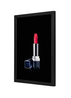 Buy Dior Lipstick Wooden Frame Wall Art Multicolour 33x43cm in Saudi Arabia