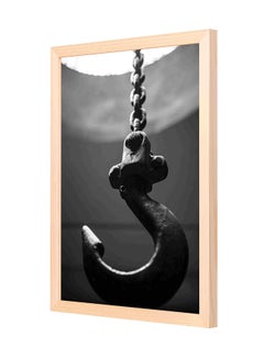 Buy Hook Hitch Wooden Framed Wall Art Painting Grey 33 x 43cm in Saudi Arabia