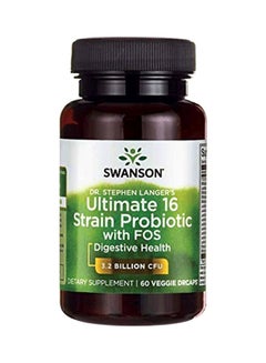 Buy Ultimate 16 Strain Probiotic FOS Formula Supplement - 60 Veg Capsules in Saudi Arabia