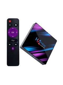 Buy MAX Android TV Box With Remote 3318 Black/Purple/Blue in Saudi Arabia