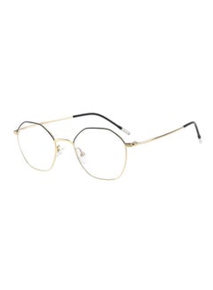 Buy unisex Full Rim Hexagon Shape Eyeglasses Frame in Saudi Arabia