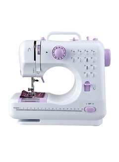 Buy 12 Stitches Multifunction Mini Sewing Machine FHSM-505 White in Saudi Arabia