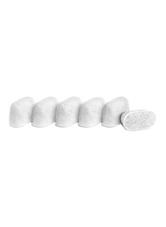Buy 6-Piece Replacement Filter For Breville Coffee Machine White 2.2x1.14x1.3inch in UAE