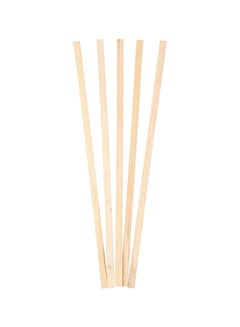 اشتري 2000-Piece Wooden Coffee Stirrer Set Beige 5.5inch في الامارات