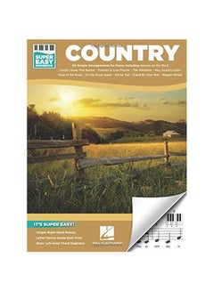 اشتري Country: Super Easy Songbook paperback english - 01-Jun-19 في الامارات