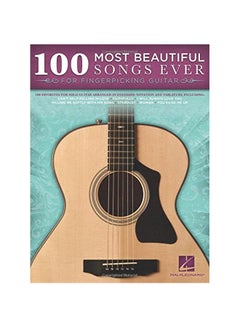 اشتري 100 Most Beautiful Songs Ever For Fingerpicking Guitar Paperback في الامارات