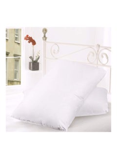 Buy Pack Of 2 Bed Pillow Set White King in UAE