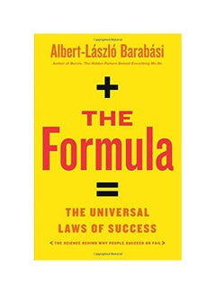 Buy The Formula: The Universal Laws Of Success Hardcover English by Albert-Laszlo Barabasi - 43410 in Saudi Arabia