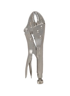 Buy Curved Jaws Wire Cutter Locking Pliers Silver 10inch in UAE