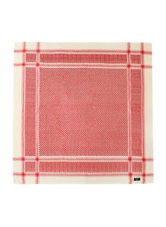 Buy Colourblock Pattern Casual Scarf Red/White in Saudi Arabia