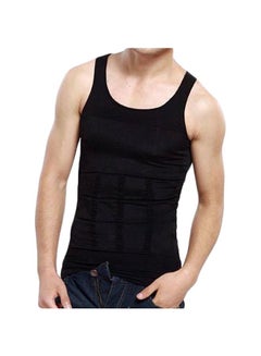 Buy Round Neck Vest Black in Egypt