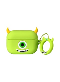 Buy Monster Mike Cartoon Case Cover For Apple AirPods Pro Green in UAE