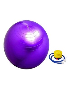 اشتري كرة اتزان لتمارين اليوجا واللياقة البدنية مزودة بمضخة هوائية 65سنتيمتر في السعودية