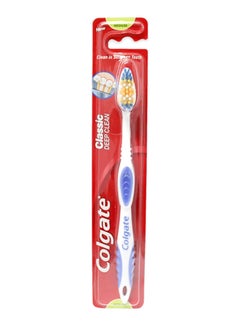 Buy Deep Clean Toothbrush Mauve/White Mauve/White 19x1.5centimeter in UAE