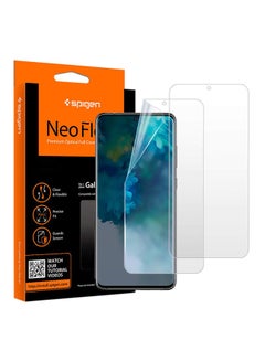 Buy Pack Of 2 Neo Flex In-Screen Fingerprint Sensor Compatible Screen Protector For Samsung Galaxy S20 Clear in Saudi Arabia