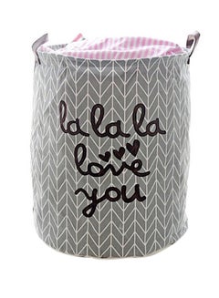 Buy Printed Laundry Basket Multicolour Standard in UAE