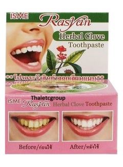 Buy Pack Of 12 Isme Herbal Clove Toothpaste 25grams in UAE