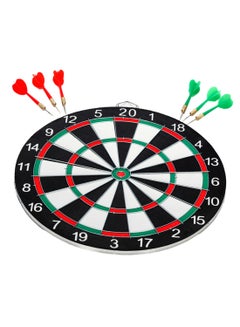 Buy Double Sided Dart Board With Needle 18inch in Saudi Arabia