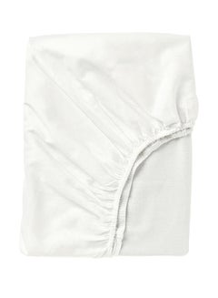 Buy Fitted Sheet Cotton White in UAE