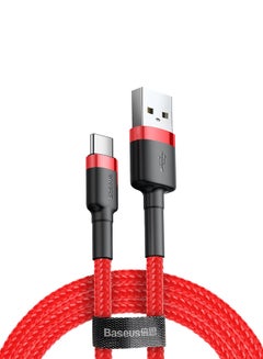 Buy USB C Cable 3.0A Fast Charging Cable Nylon Braided Cafule Series - 1M USB Type C Charger Compatible for Samsung S21 S20 S9 Note 20 10 Huawei P30 P20 Lite Mate 20 Pro P20 LG G5 G6 Xiaomi Mi 11 Ultra A2 etc. Red/Black in Egypt