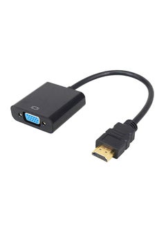 Buy HDMI To VGA Converter Black in UAE