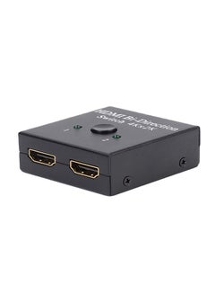 Buy 2 In 1 HDMI Bi-Direction Splitter Switch Black in UAE