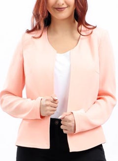 اشتري Formal Long Sleeves Blazer Pink في مصر