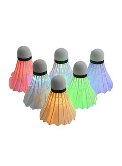 Buy 6-Piece LED Badminton Shuttlecock in Saudi Arabia