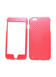 Buy Carbon Fiber Full Body Cover For Apple iPhone 7/8 Red in UAE