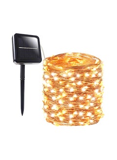 Buy Carbon Solar String Light Golden 5.2x4x3.5inch in UAE