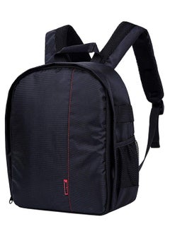 Buy Professional Waterproof Shoulder Camera Backpack Black/Red in UAE