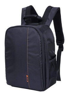Buy Professional Waterproof Shoulder Camera Backpack Black/Orange in UAE