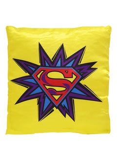 Buy Superman Design  Cushion Polyester Multicolour 40x40cm in UAE