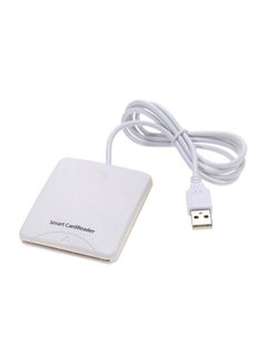 Buy USB 2.0 Smart Card Reader White in UAE