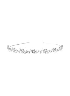 Buy Rhinestones Design Headband Silver in Saudi Arabia