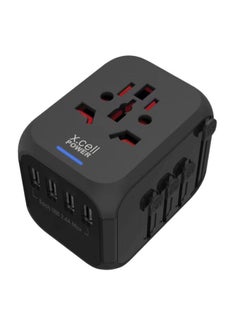 Buy 4-Port USB Charger Black in UAE