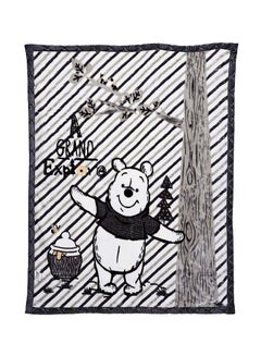 Buy Winnie The Poo  Design Blanket Polyester Multicolour 105x135centimeter in UAE