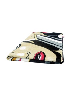 Buy Wonder Woman Printed Blanket Polyester Multicolour 160 x 220cm in UAE