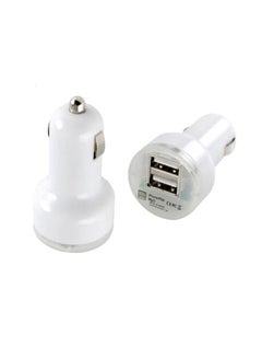 Buy Dual USB Travel Charger White in UAE