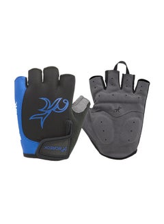 Buy 2-Piece Half Finger Cycling Glove in Saudi Arabia