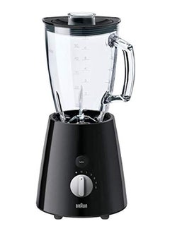 Buy Blender with Glass Jug 800W 800.0 W 2724576523487 Black/Clear in Egypt